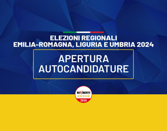 Elezioni regionali Emilia-Romagna, Liguria e Umbria: apertura autocandidature