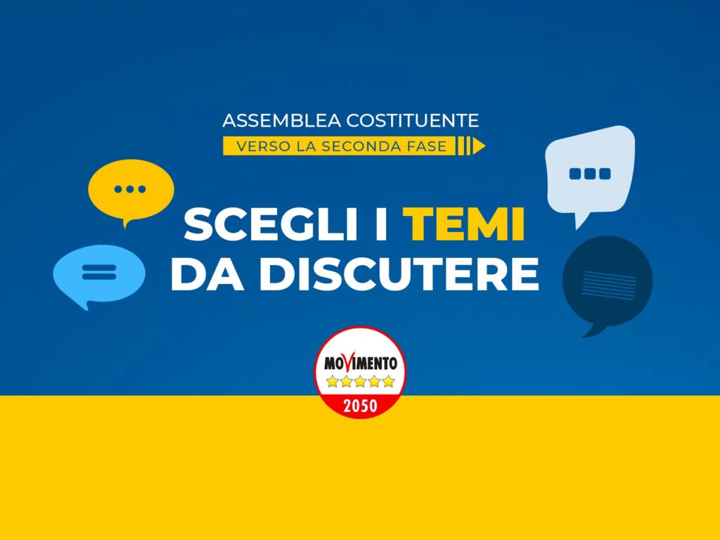 Processo costituente: selezione dei Temi da discutere nella seconda fase