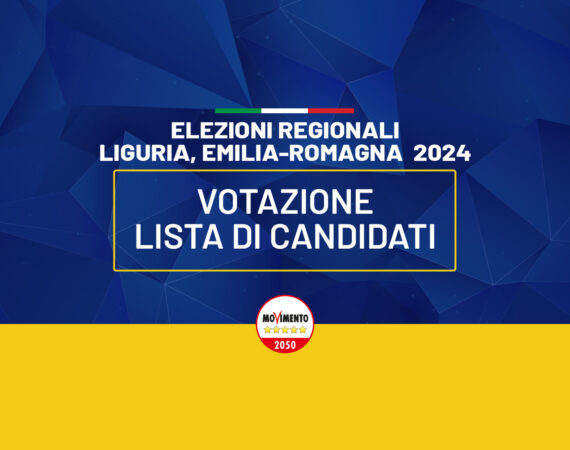 Elezioni regionali Liguria ed Emilia-Romagna 2024: votazione lista di candidati