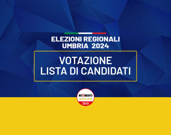 Elezioni regionali Umbria 2024: votazione lista di candidati