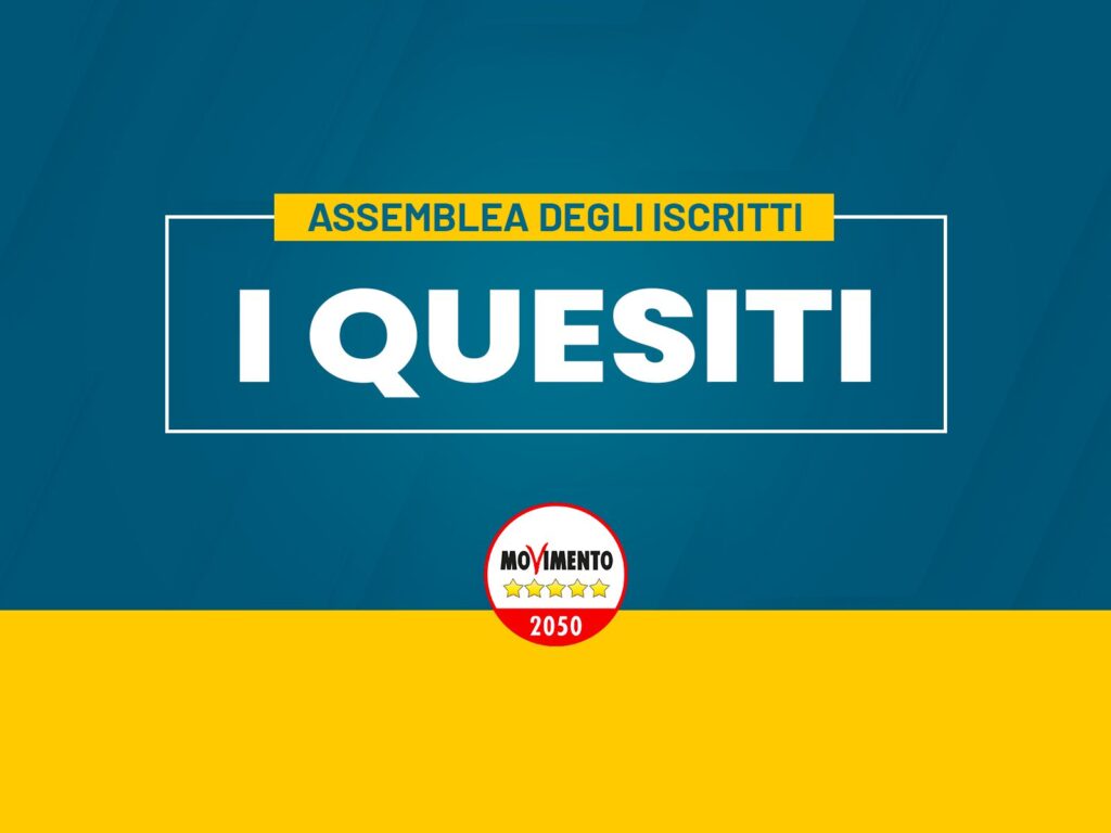 Assemblea degli iscritti 21-24 novembre – quesiti